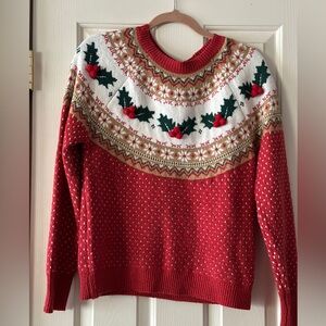 Holiday Time Women’s Christmas Sweater size small